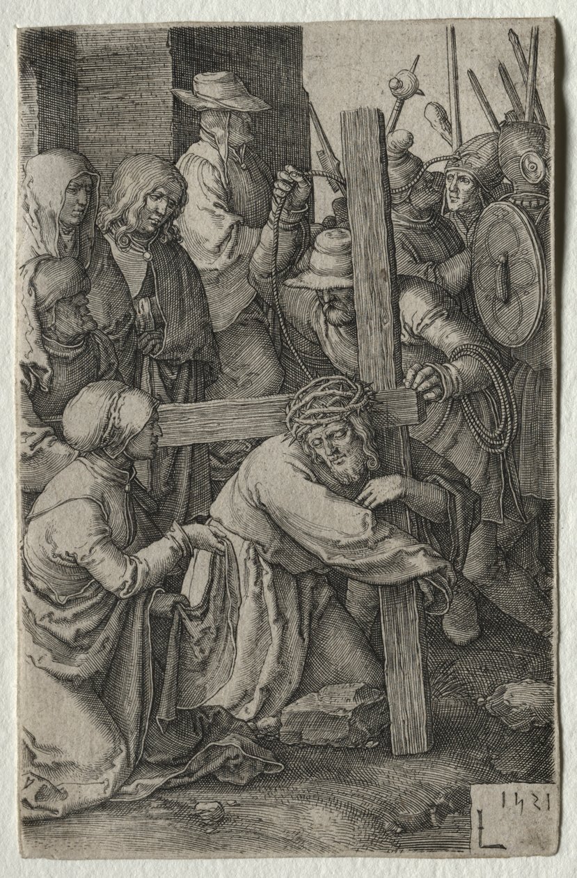 Lidenskaben: Kristus bærer korset af Lucas van Leyden