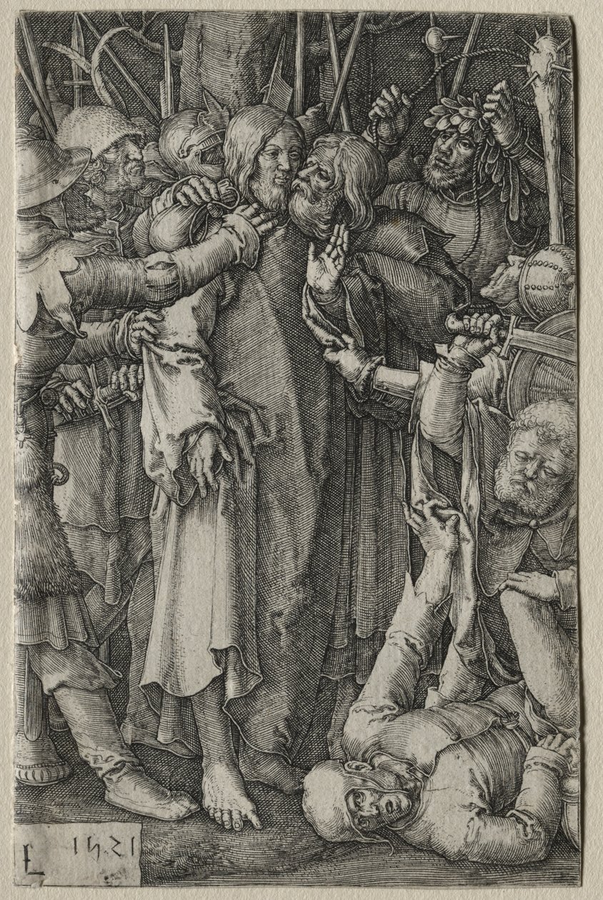 Lidenskaben: Jesu tilfangetagelse af Lucas van Leyden