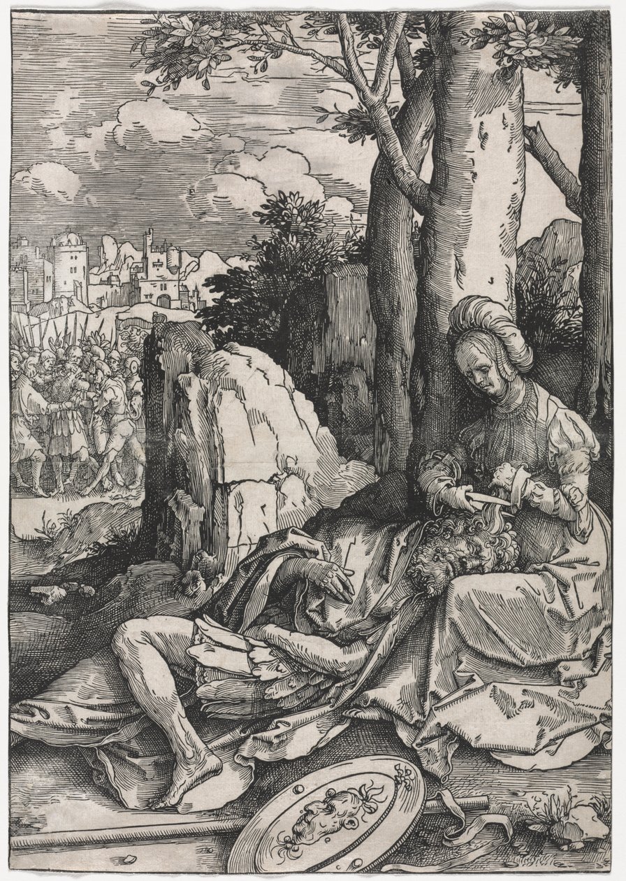 Kvindernes magt: Samson og Delila af Lucas van Leyden