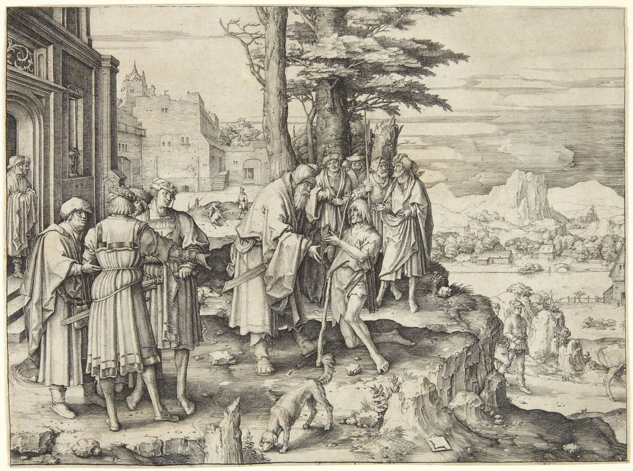 Den fortabte søns hjemkomst af Lucas van Leyden