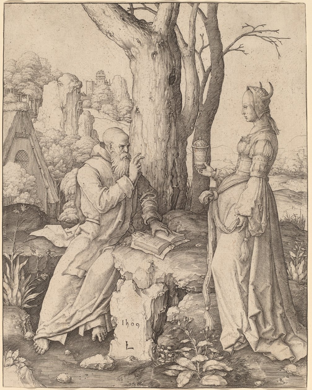 Sankt Anthonys fristelse af Lucas van Leyden