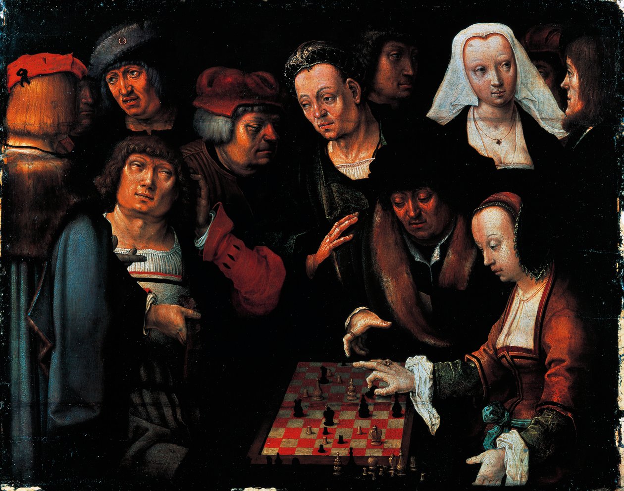 Skakspillerne af Lucas van Leyden