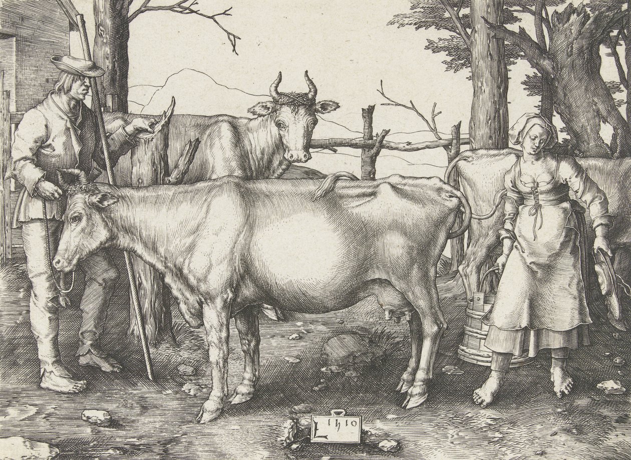 Mælkepigen af Lucas van Leyden