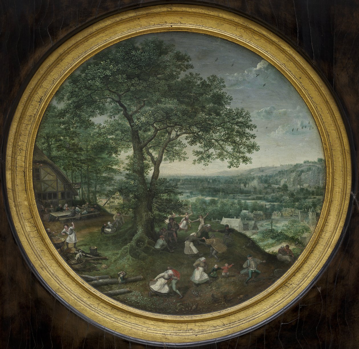 Bønder gør glæde (Kermis) af Lucas van Valckenborch