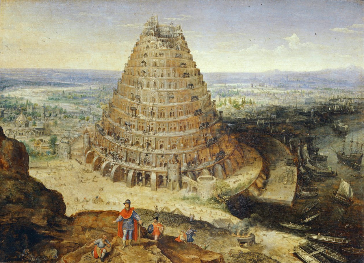Babelstårnet ... af Lucas van Valckenborch