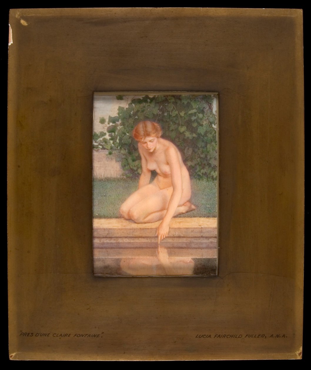 Ved en klar fontæne af Lucia Fairchild Fuller