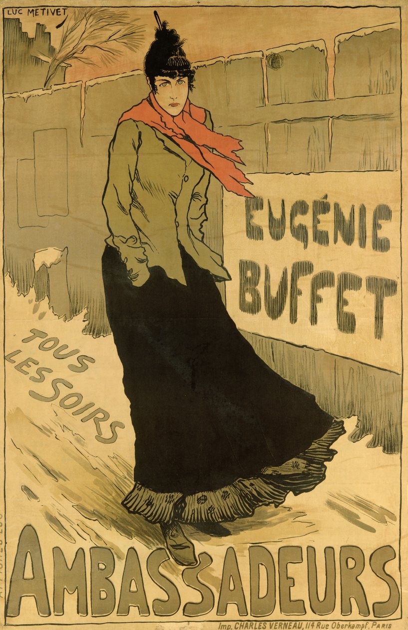 Gengivelse af en plakat, der reklamerer for 