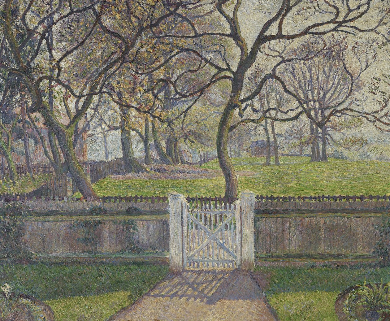 Haveporten, Epping, 1894 af Lucien Pissarro
