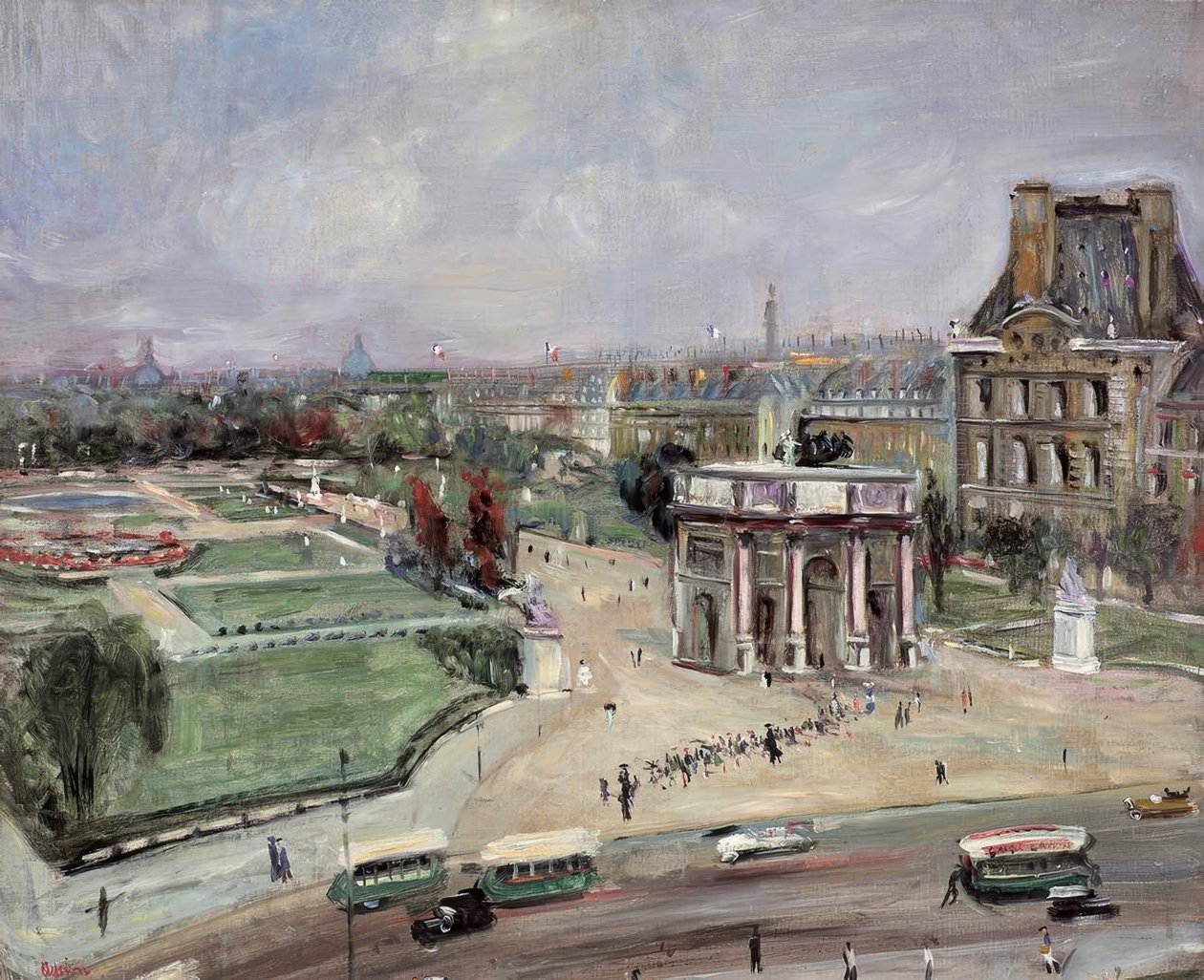Arc du Carrousel af Lucien Adrion