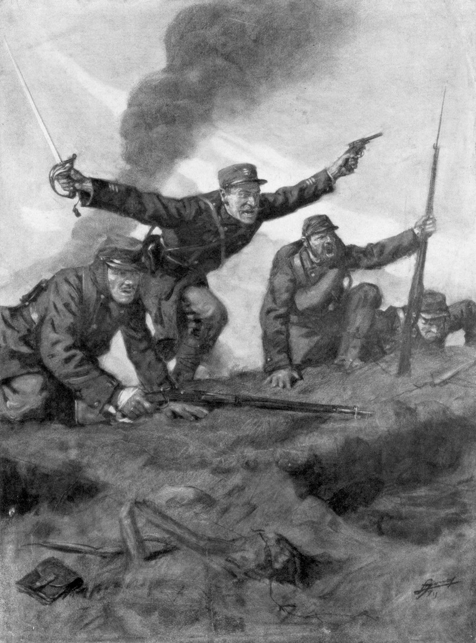 Over the Top, 16. februar 1915, 1926. af Lucien Jonas
