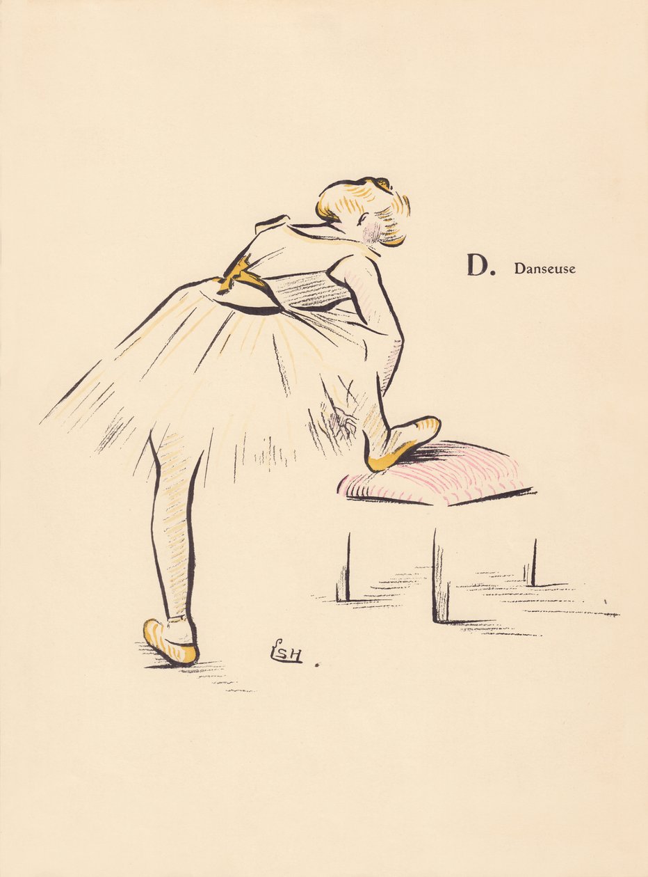 D. Danser af Lucien L. (active 1904) Henreaux