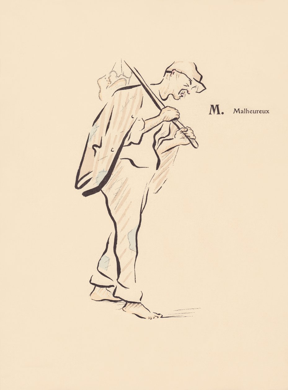 Hr. ulykkelig af Lucien L. (active 1904) Henreaux