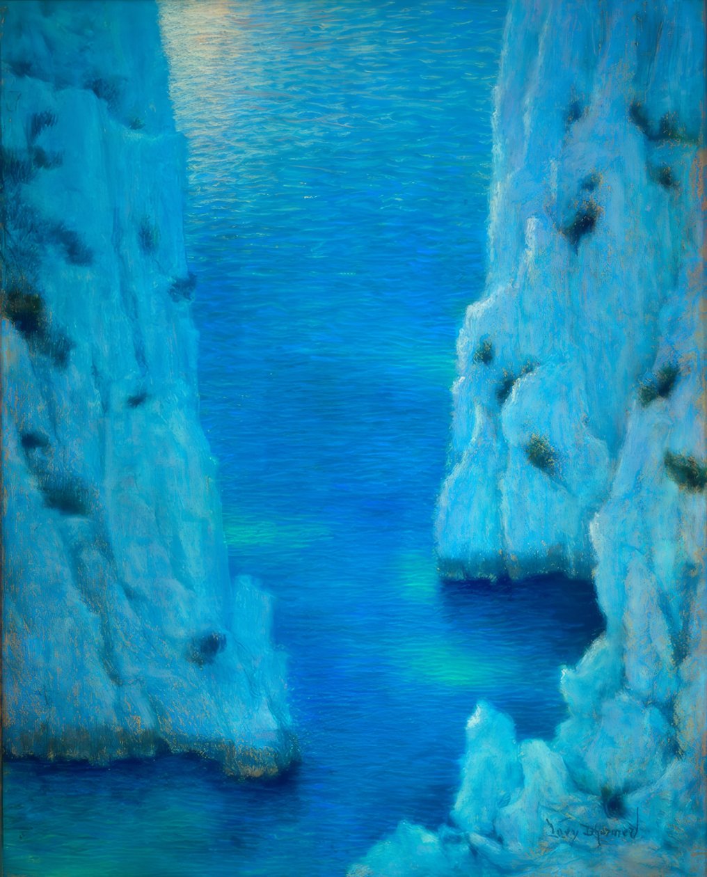 La Calanque af Lucien Levy-Dhurmer