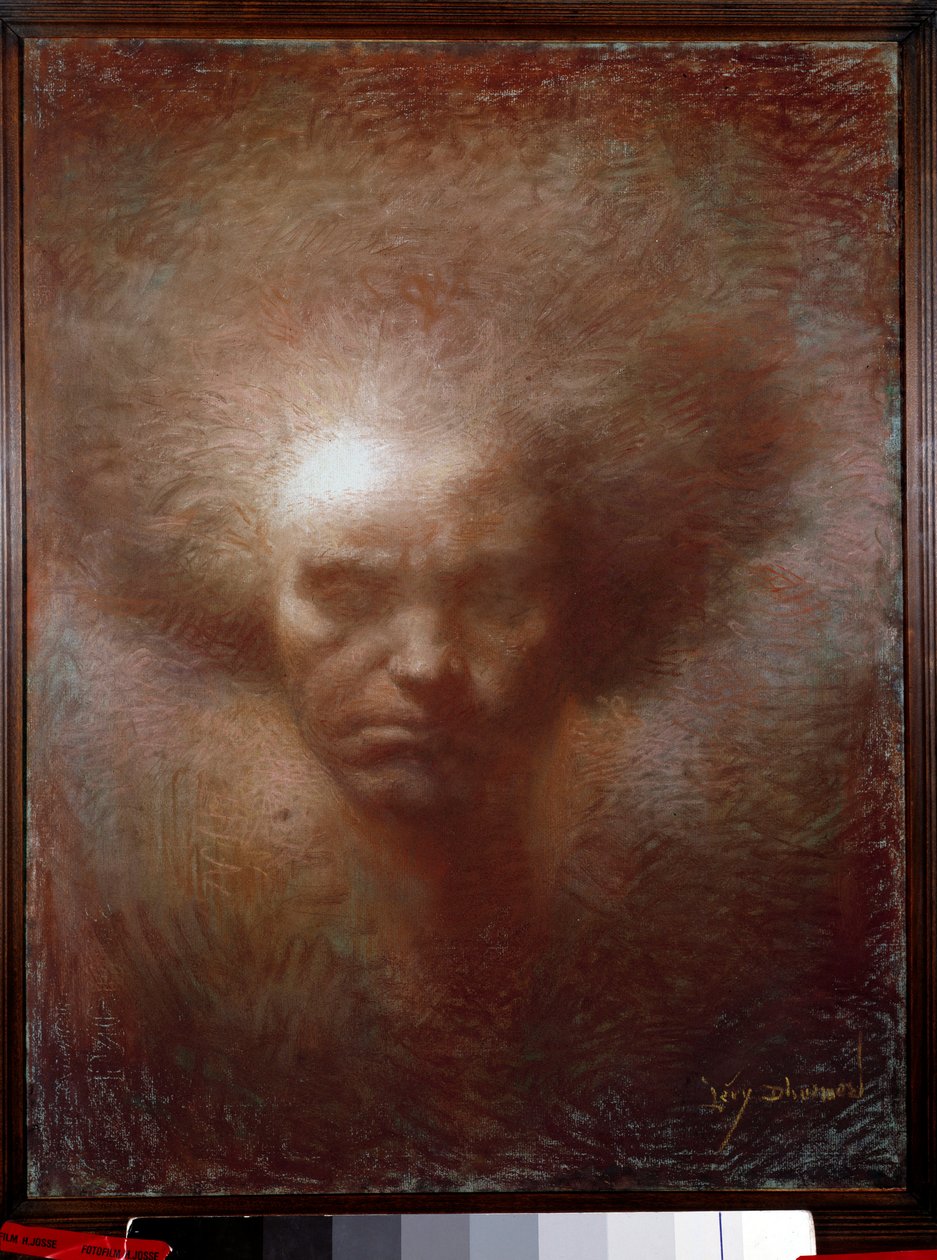 Portræt af Ludwig van Beethoven (1770-1827) af Lucien Levy Dhurmer