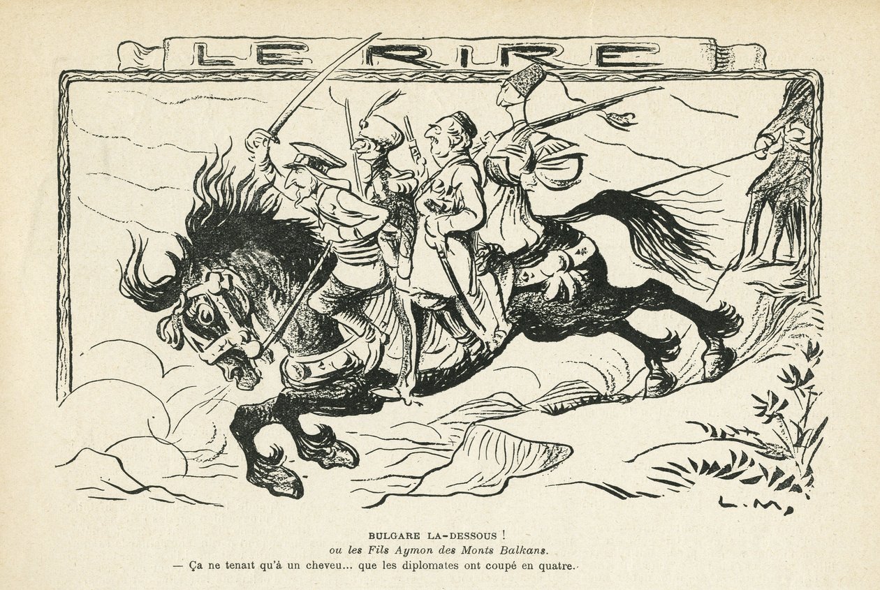 Illustration i latter af Lucien Metivet