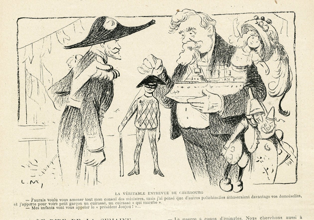 Illustration i Le Rire af Lucien Metivet