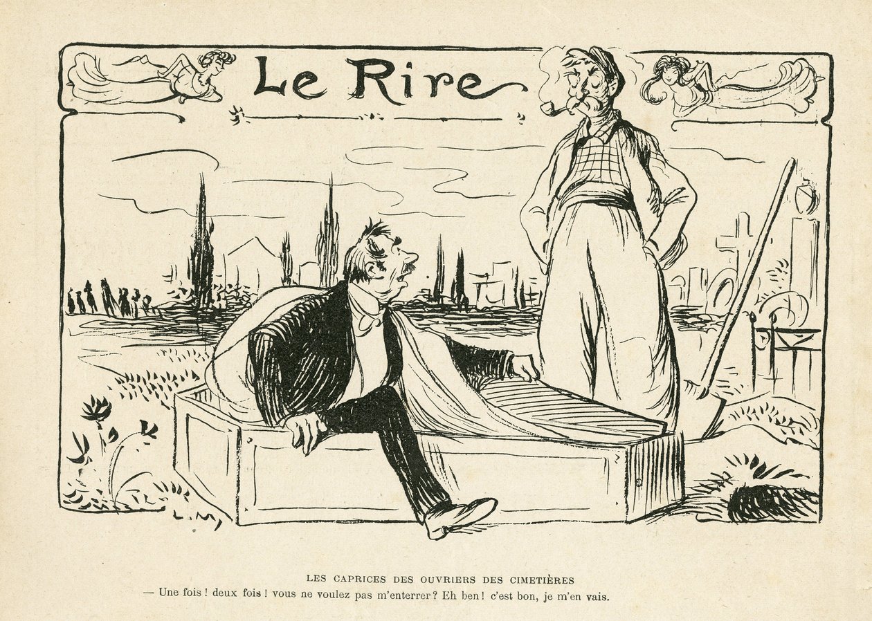 Illustration i Le Rire af Lucien Metivet