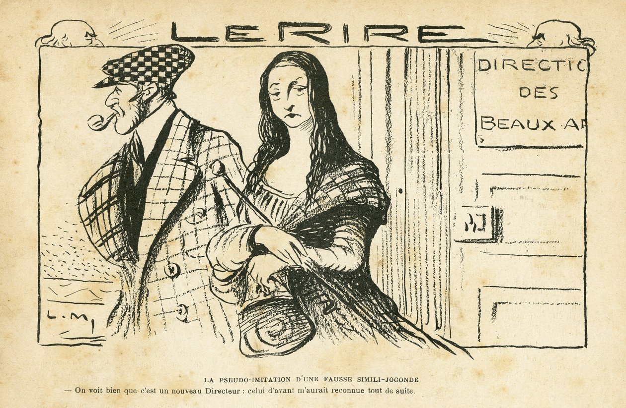 Illustration i Le Rire af Lucien Metivet