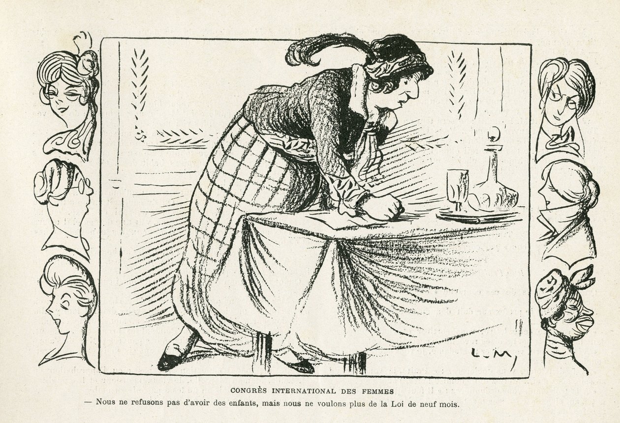 illustration i Le Rire af Lucien Metivet