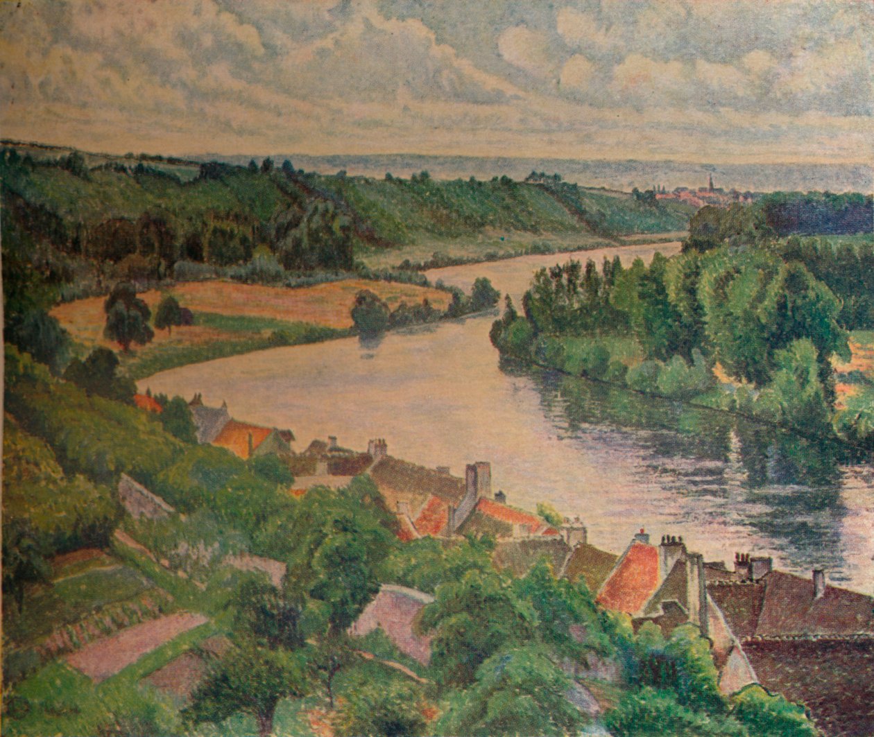 La Frette og Sartrouville, 1924. 1925 af Lucien Pissaro