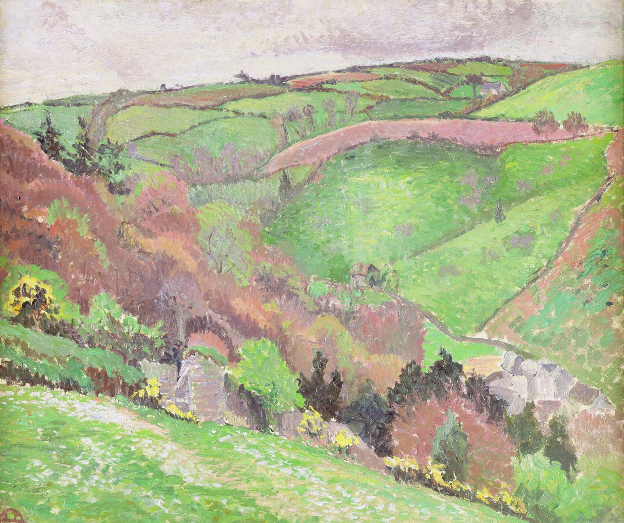 Blackpool, Devon af Lucien Pissarro