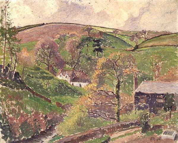Blackpool Valley af Lucien Pissarro