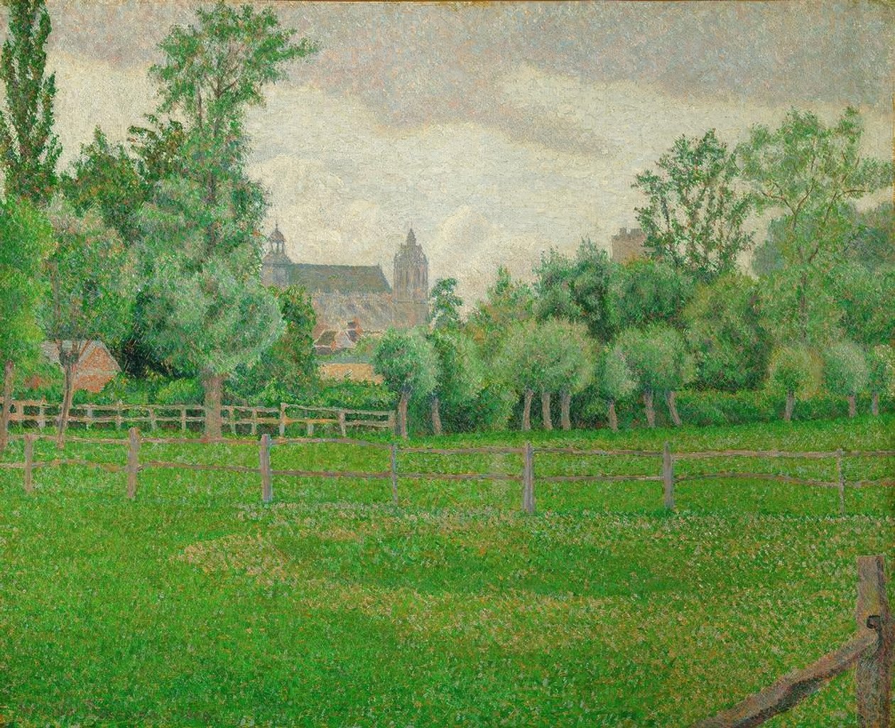 Gisors Kirke af Lucien Pissarro