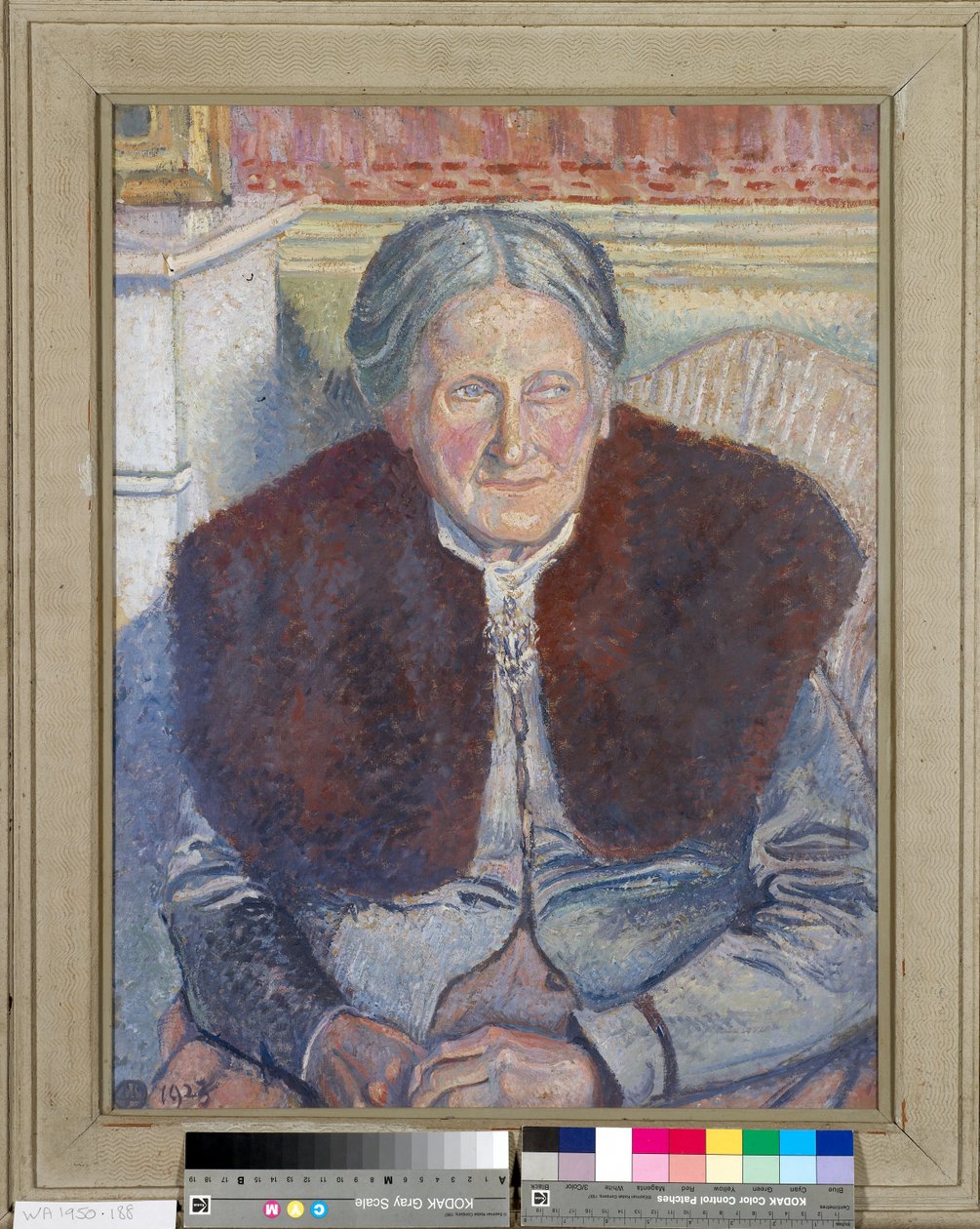 Fru Camille Pissarro af Lucien Pissarro