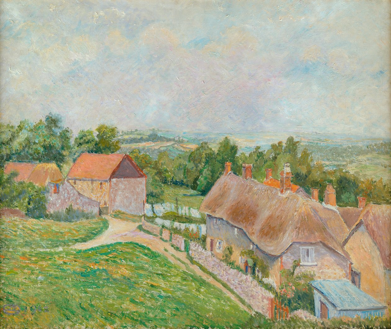 Phippens Cottage, Hewood Green af Lucien Pissarro