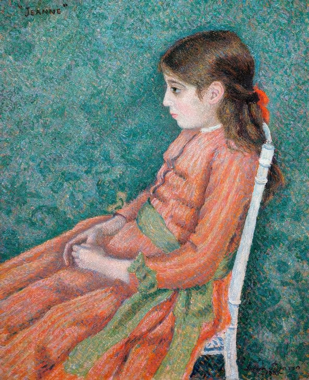 Portræt af Jeanne af Lucien Pissarro