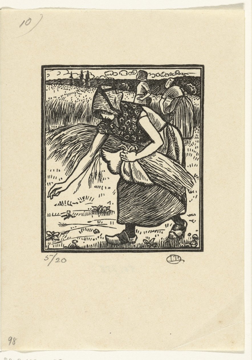 Ruth samler ører af Lucien Pissarro