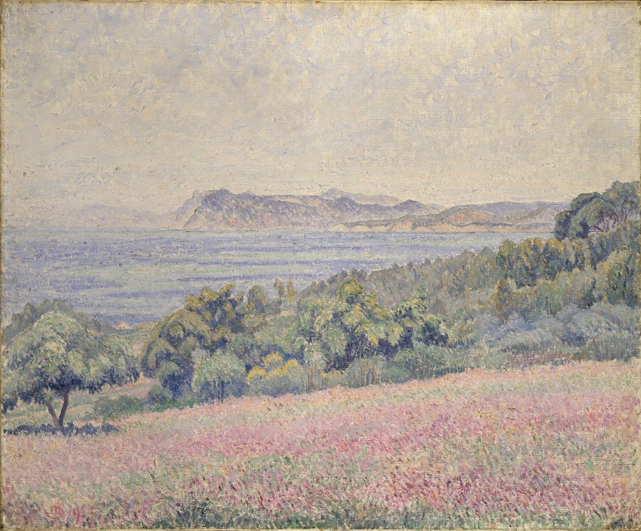 Thistles, Le Brusq, 1925 af Lucien Pissarro