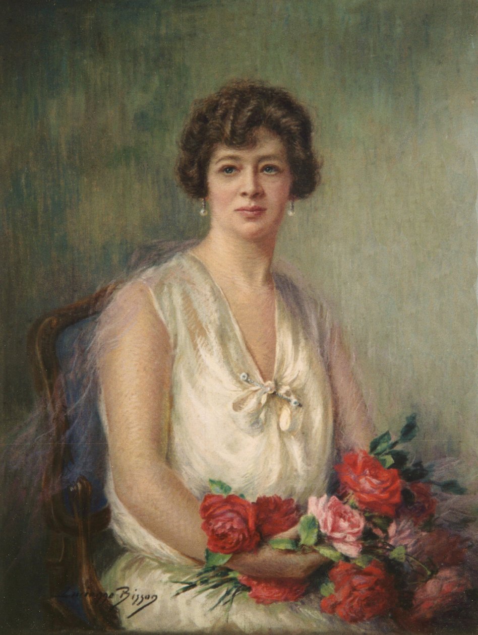 Portræt af Madame Griffon af Lucienne Bisson
