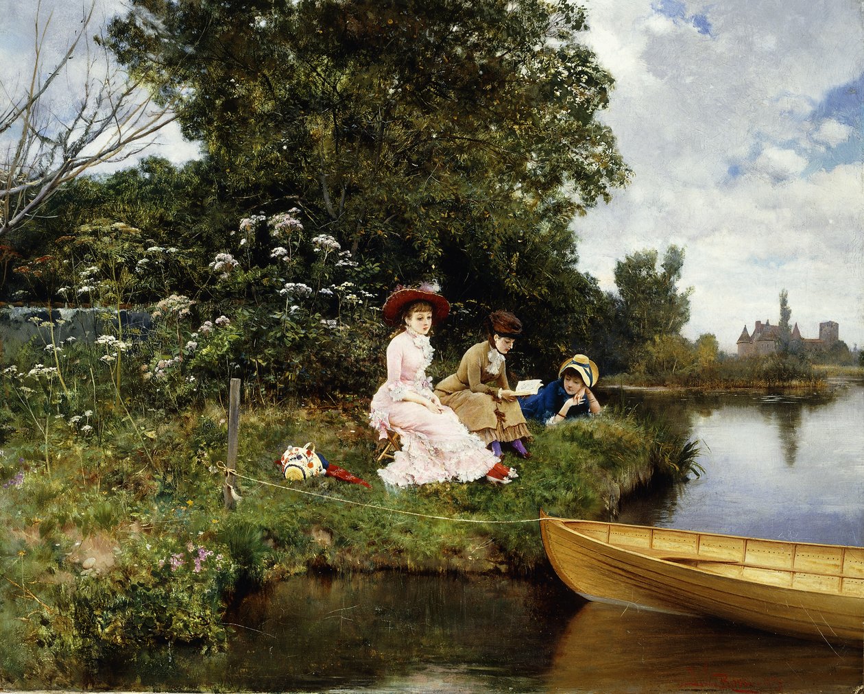 Summer Reverie, 1878 af Lucius Rossi