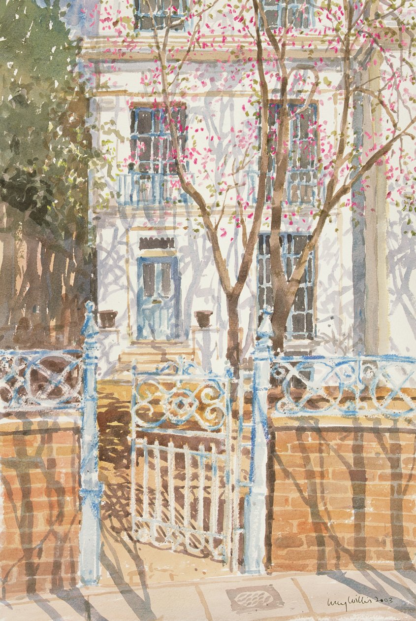 Judastræet, 2003 (wc på papir) af Lucy Willis