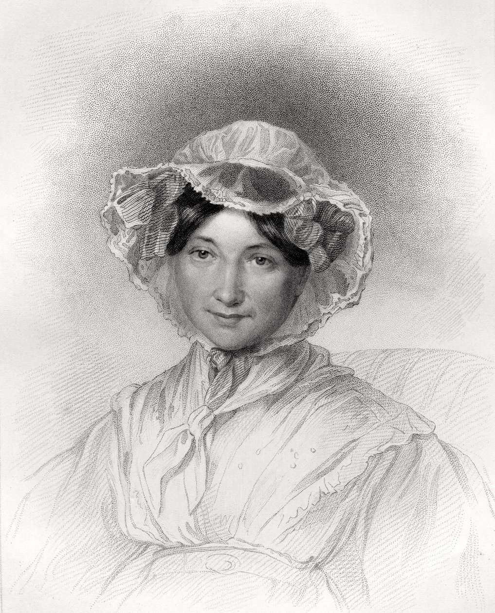 Frances Trollope, graveret af W. Holl, fra 