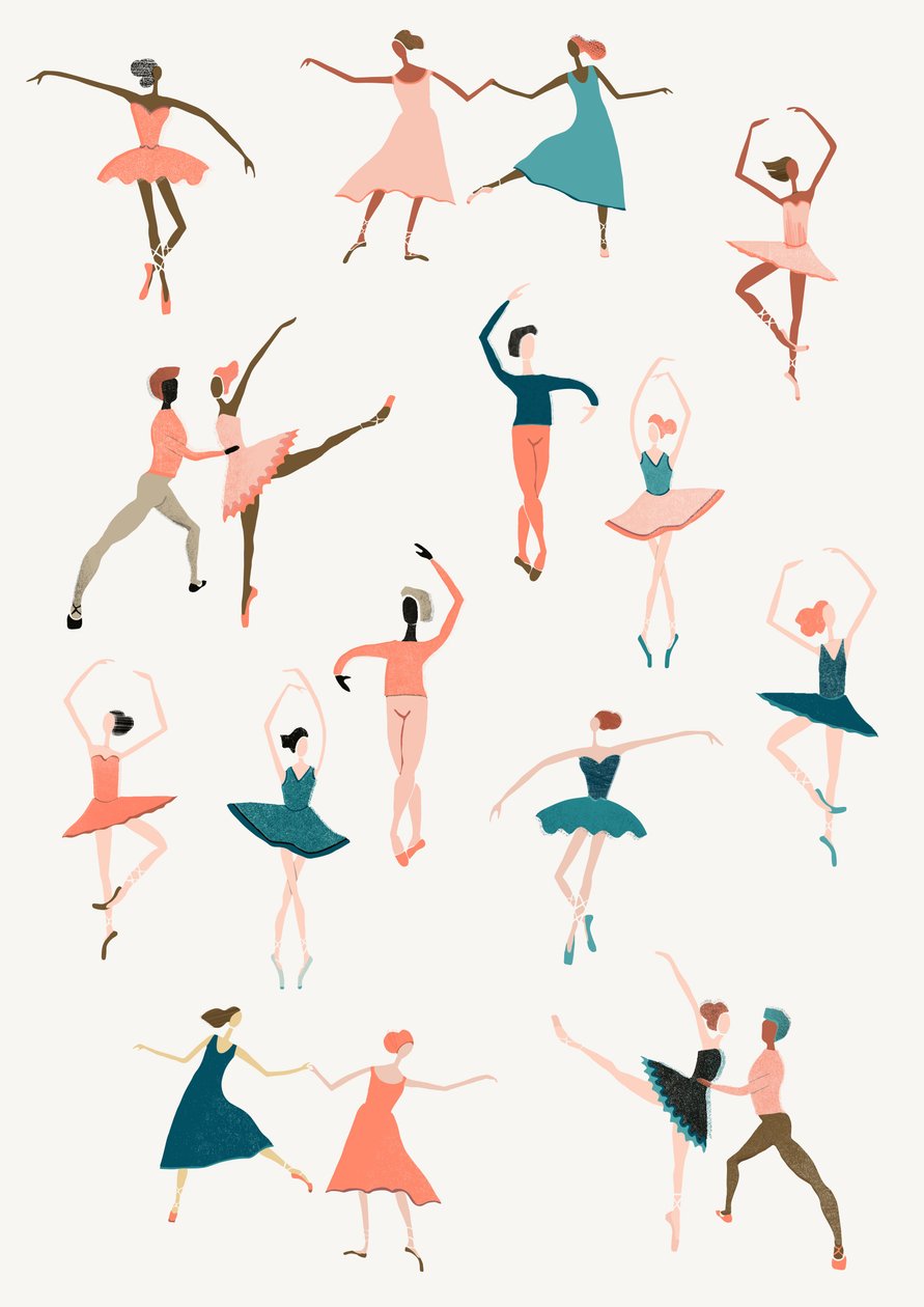 Rox Pops Ballet, 2014 (digital) af Lucy Banaji