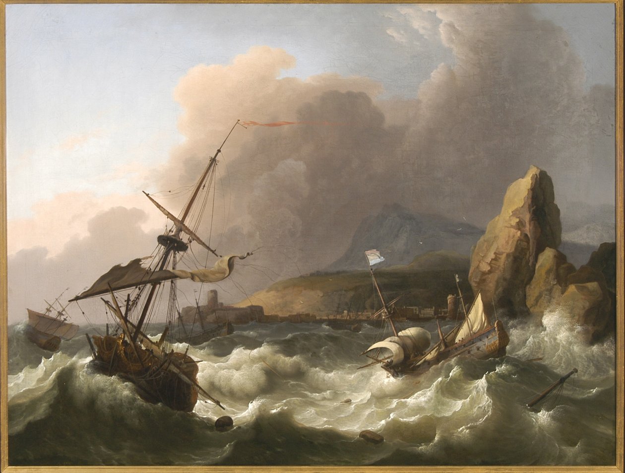 Storm på havet, 1702 af Ludolf Backhuysen