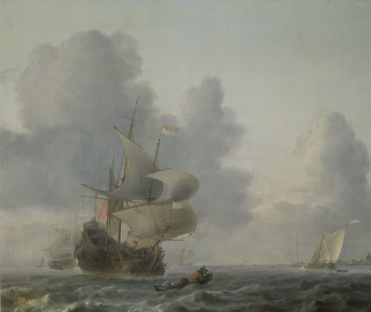 Stormfuldt hav, 1690 af Ludolf Backhuysen