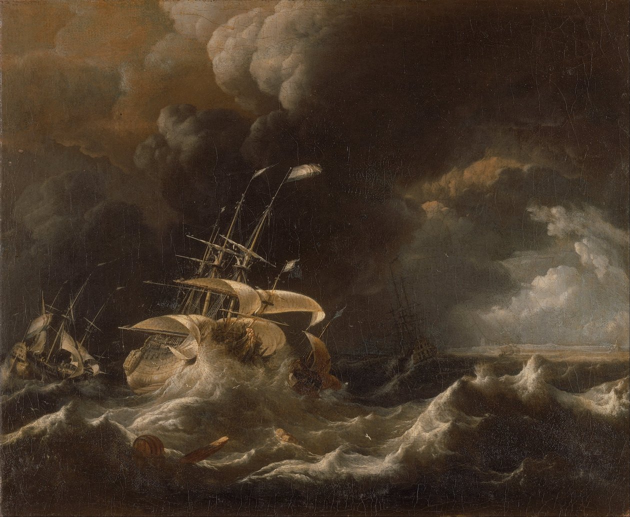 Hollandsk købmand af Ludolf Bakhuizen