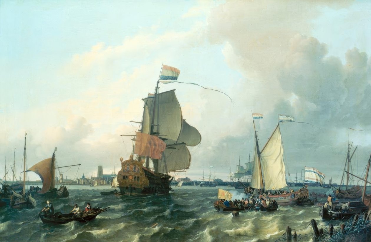 brielle af Ludolf Backhuysen