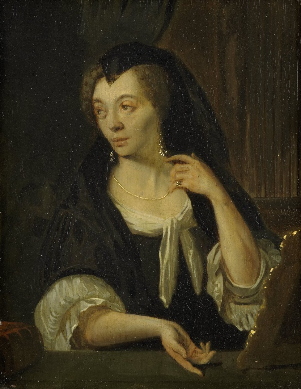 Anna de Hooghe (1645-1717). Malerens fjerde Hustru af Ludolf Bakhuysen