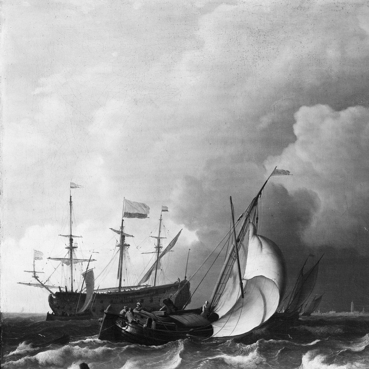 Barsk Hav af Ludolf Bakhuysen