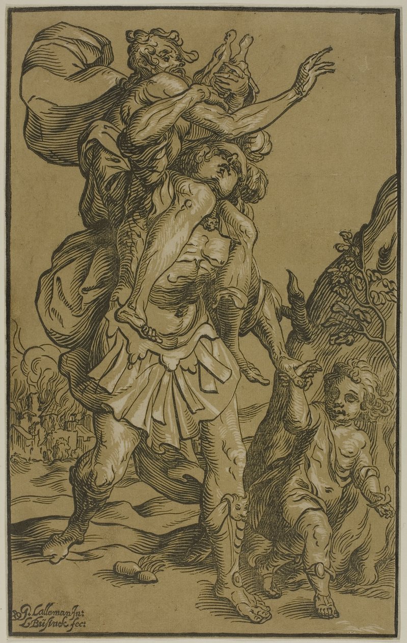 Aeneas og Anchises af Ludolph Büsinck
