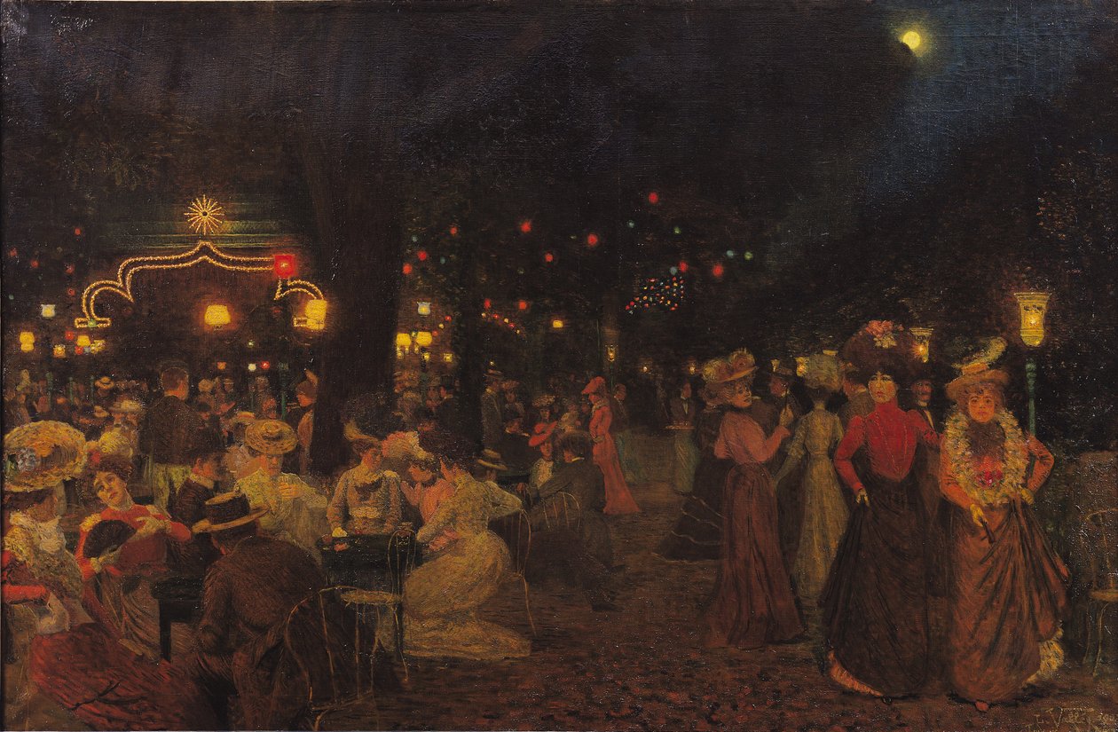 The Bal Bullier, 1902 af Ludovic Vallee
