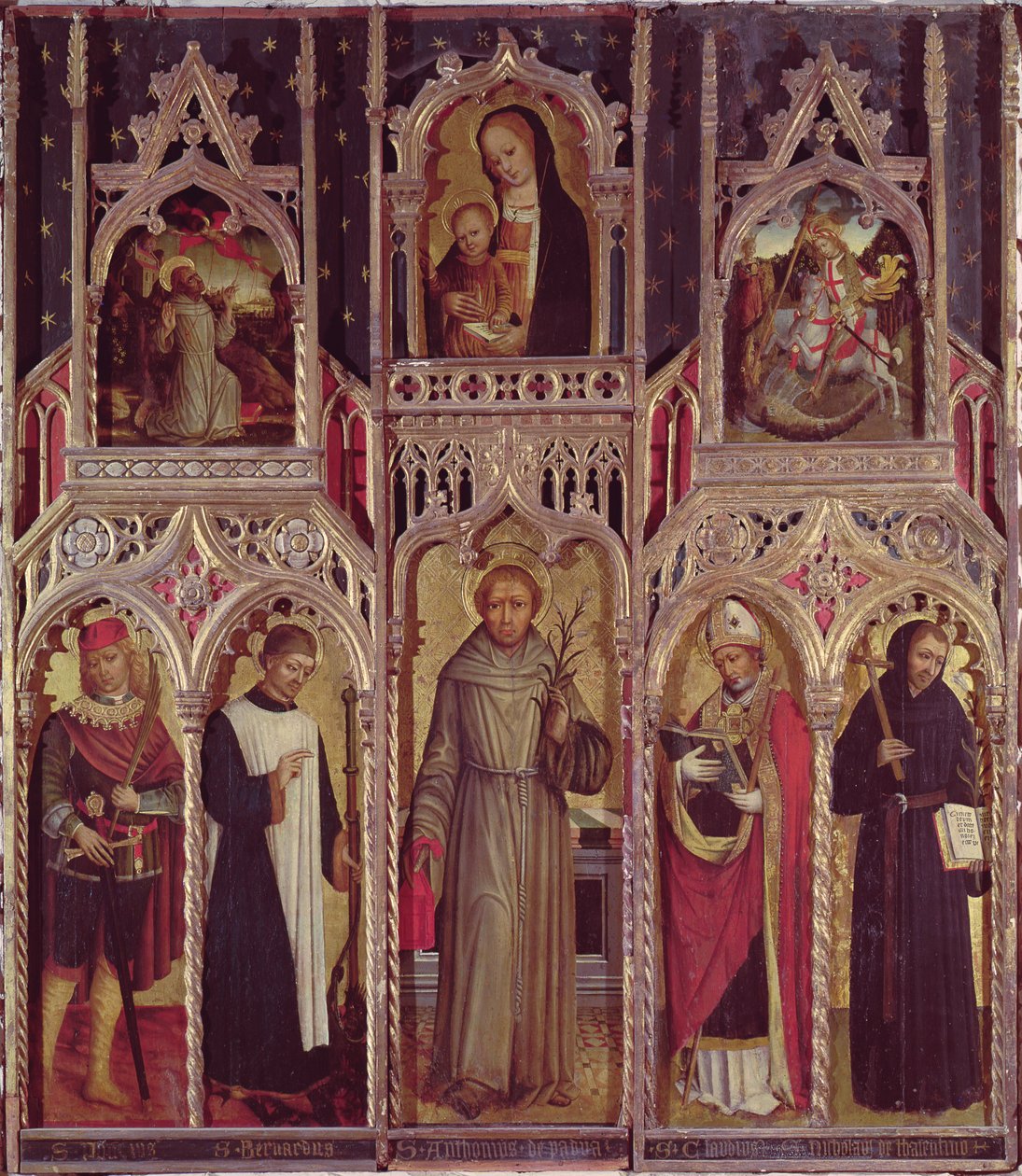 Altertavle af Sankt Antonius af Ludovico Brea