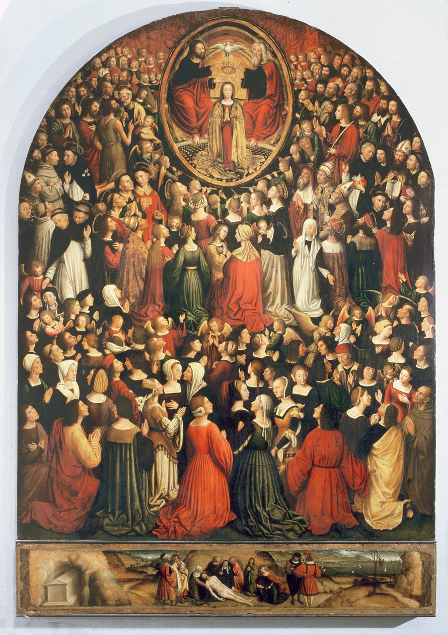 Jomfruens kroning, 1513 af Ludovico Brea