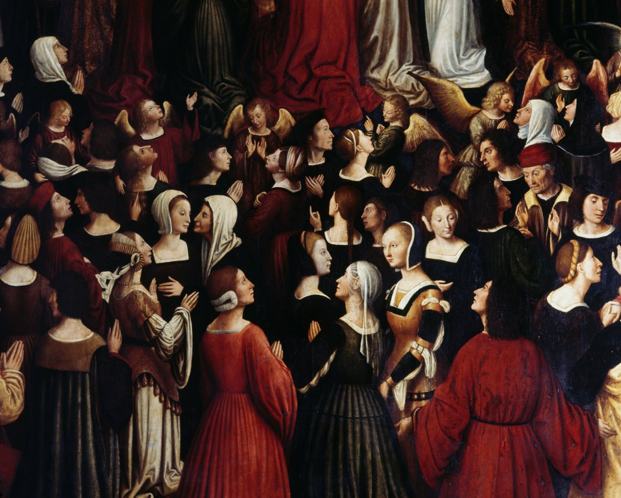 Himlen eller allehelgens altertavle af Ludovico Brea