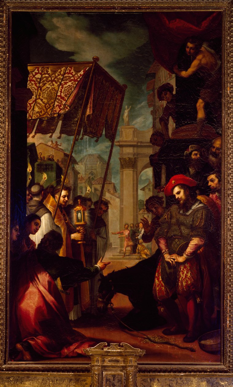 Sankt Antonius af Padova, muldyrets mirakel af Ludovico Cardi