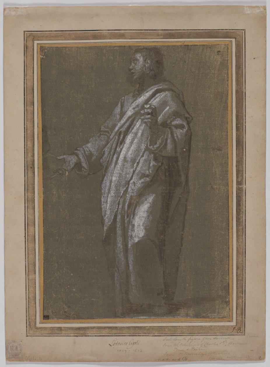 Stående Mandsfigur af Ludovico Cardi Cigoli